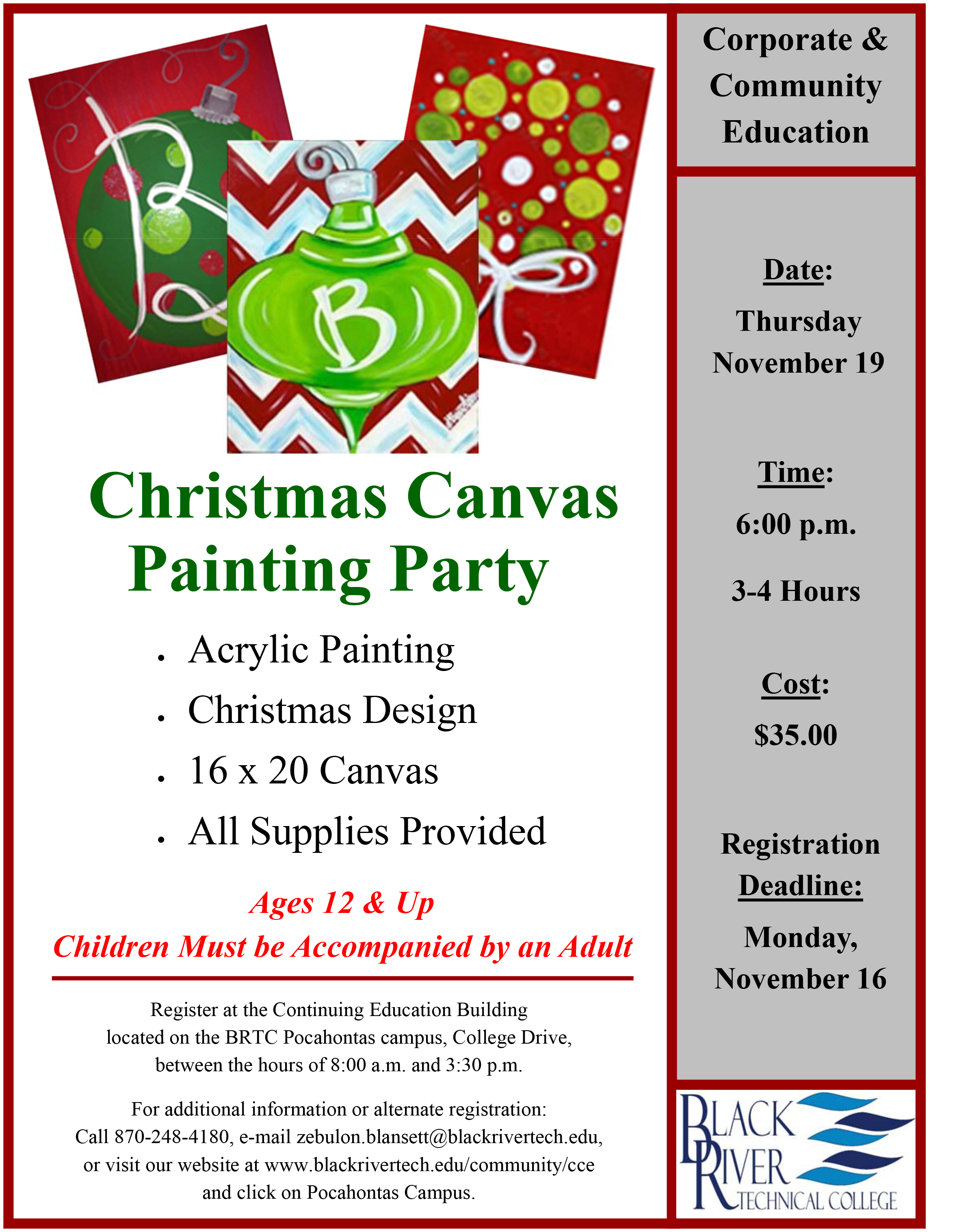Christmas-Canvas-Painting-Party
